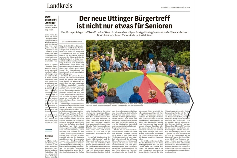 Kinderhaus-Utting_Kinderhilfe-Oberland_Eröffnung-Bürgertreff-Utting